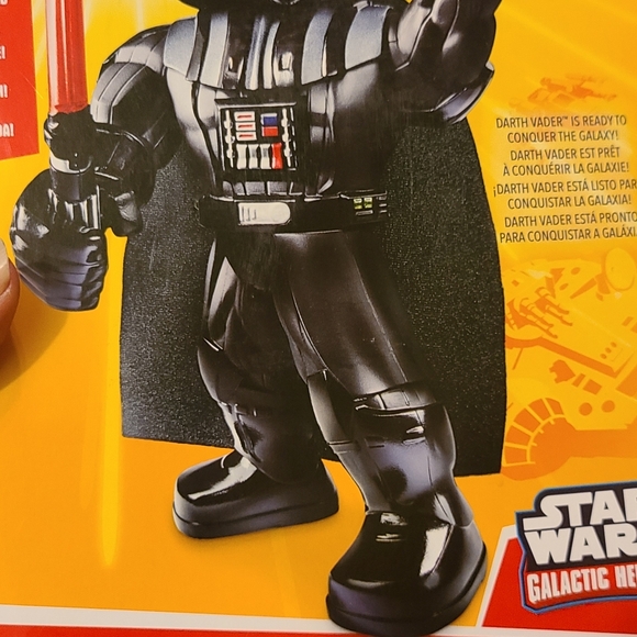 Star Wars Galactic Heroes Mega Mighties Darth Vader 10-Inch Action Figure Hasbro - Picture 6 of 13